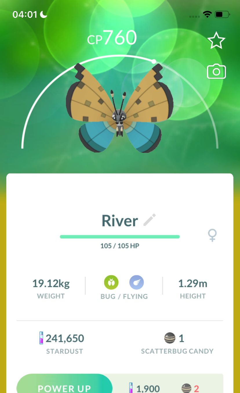 #666 Vivillon River Pattern Trade - Pokemon GO Trade