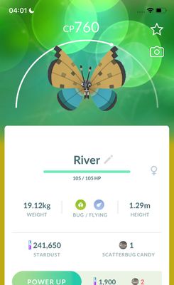 #666 Vivillon River Pattern Trade - Pokemon GO Trade