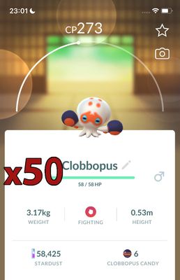 Clobbopus [x50] - Pokemon GO Trade Service