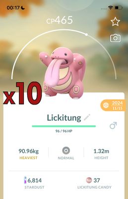 Lickitung [x10] - Pokemon GO Trade