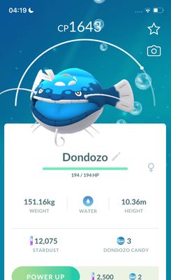 #977 Dondozo Trade Service - Pokemon GO Trade