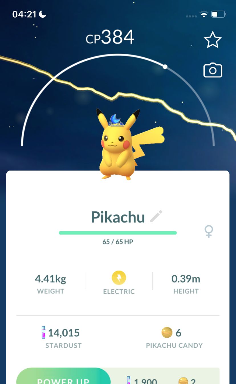 Pikachu with Moon Crown Trade - Pokemon GO Trade