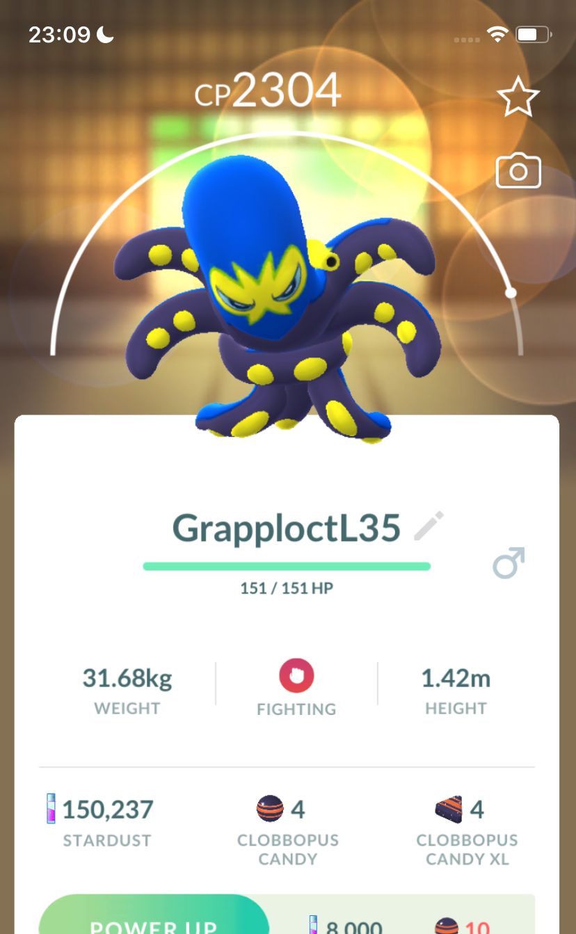 Grapploct Lv35 Trade - Pokemon GO Trade
