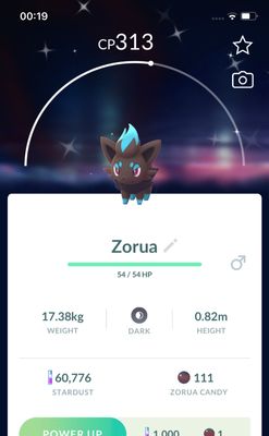 Shiny Zorua Trade - Pokemon GO Trade