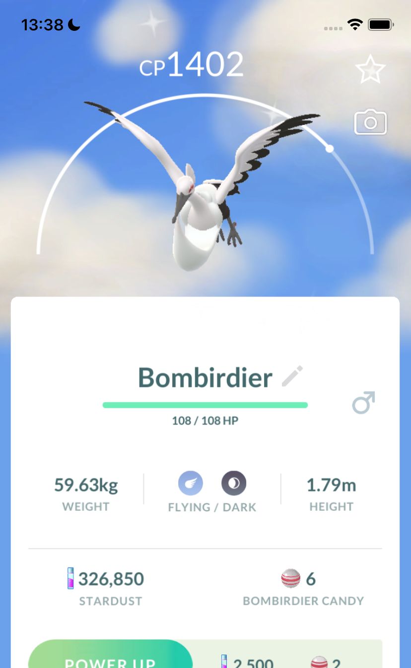 Shiny Bombirdier Trade - Pokemon GO Trade