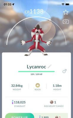 #745 Lycanroc (Midnight Form) Trade Service - Pokemon GO Trade