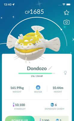 Shiny Dondozo Trade - Pokemon GO Trade