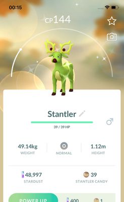 Shiny Stantler Trade - Pokemon GO Trade