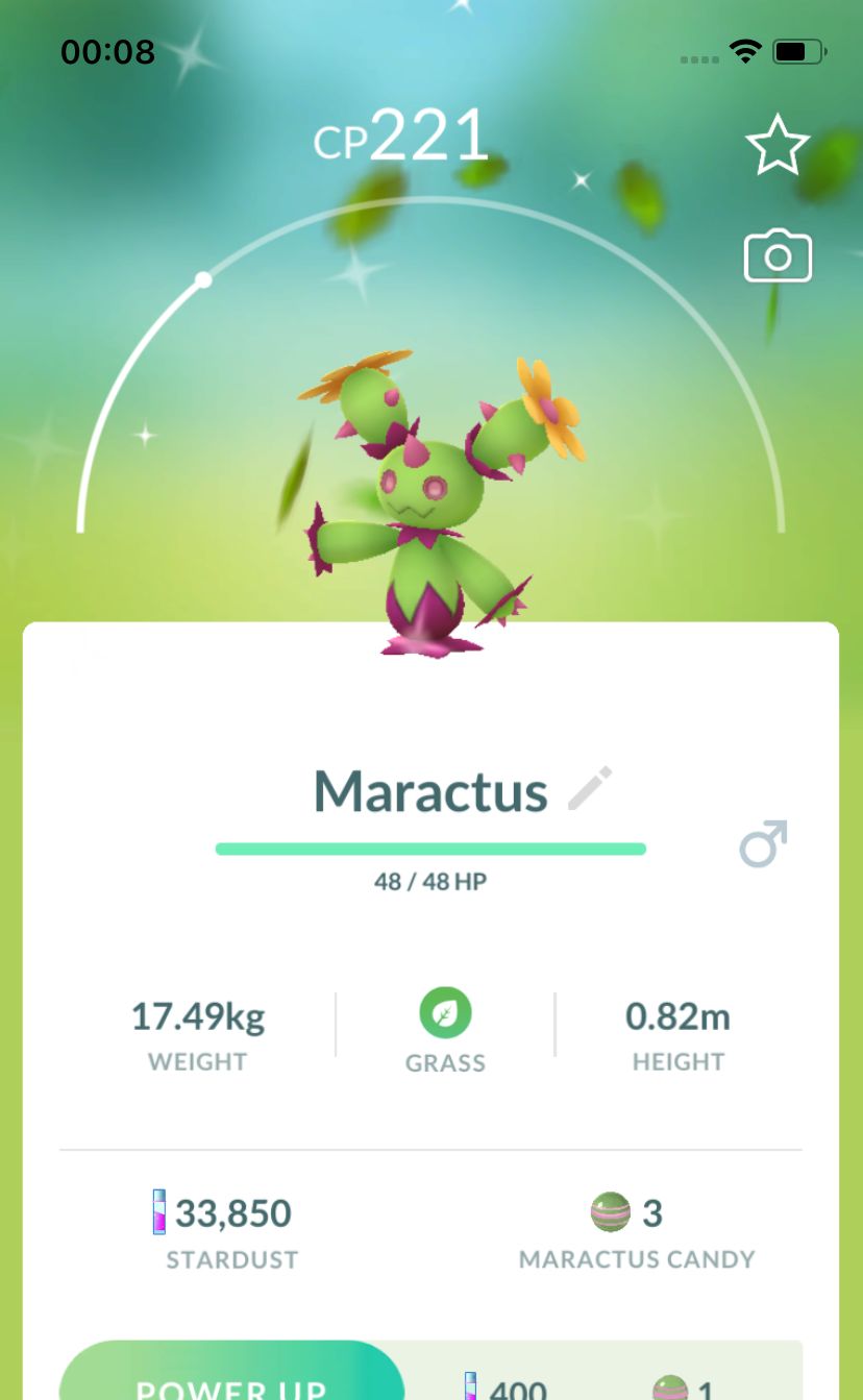 Shiny Maractus Trade - Pokemon GO Trade