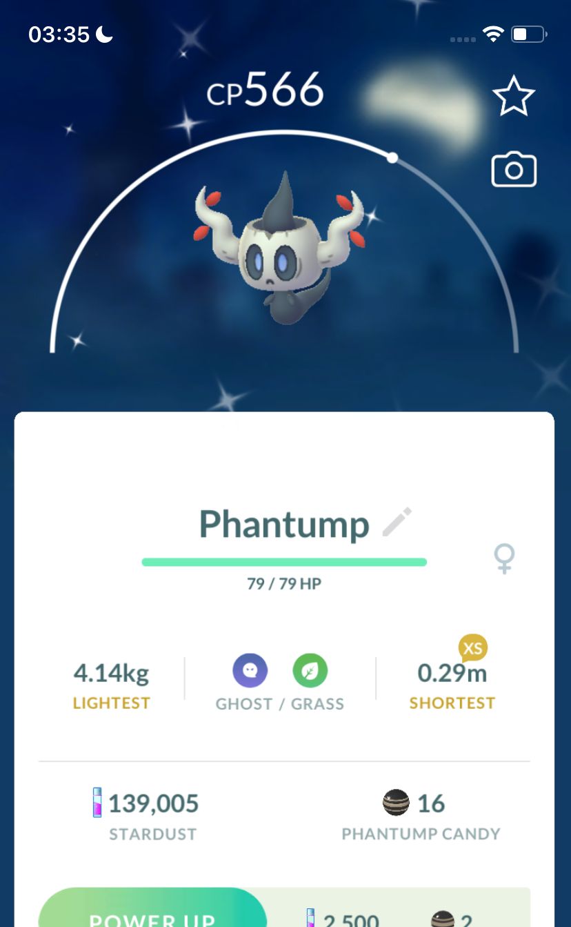 Shiny Phantump Trade - Pokemon GO Trade
