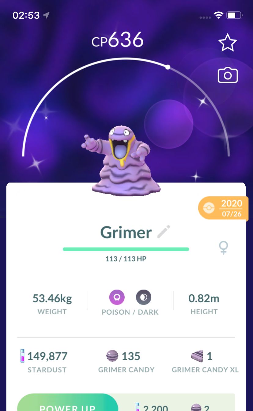 Shiny Alolan Grimer 2020 Trade (Guaranteed Lucky) - Pokemon GO Trade