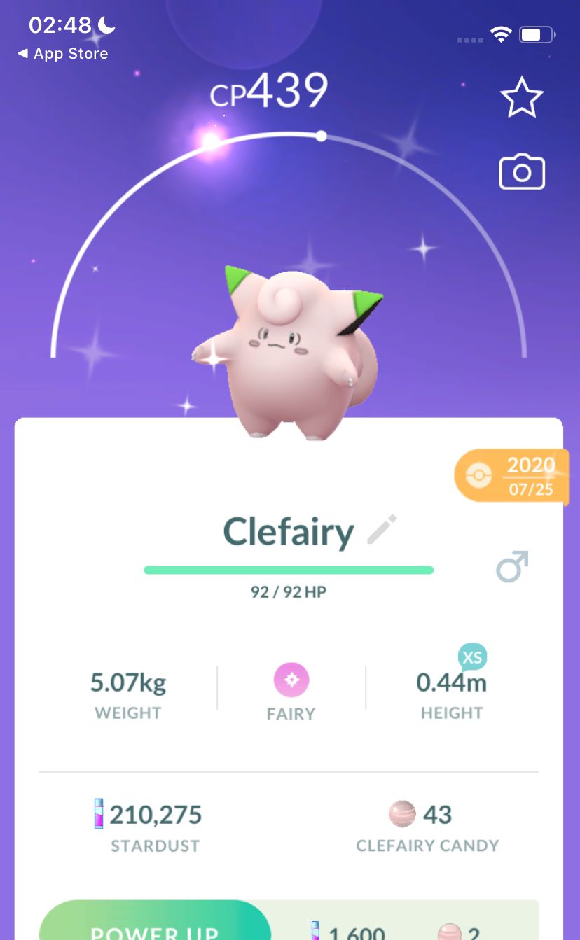 Shiny Clefairy 2020 Trade (Guaranteed Lucky) - Pokemon GO Trade