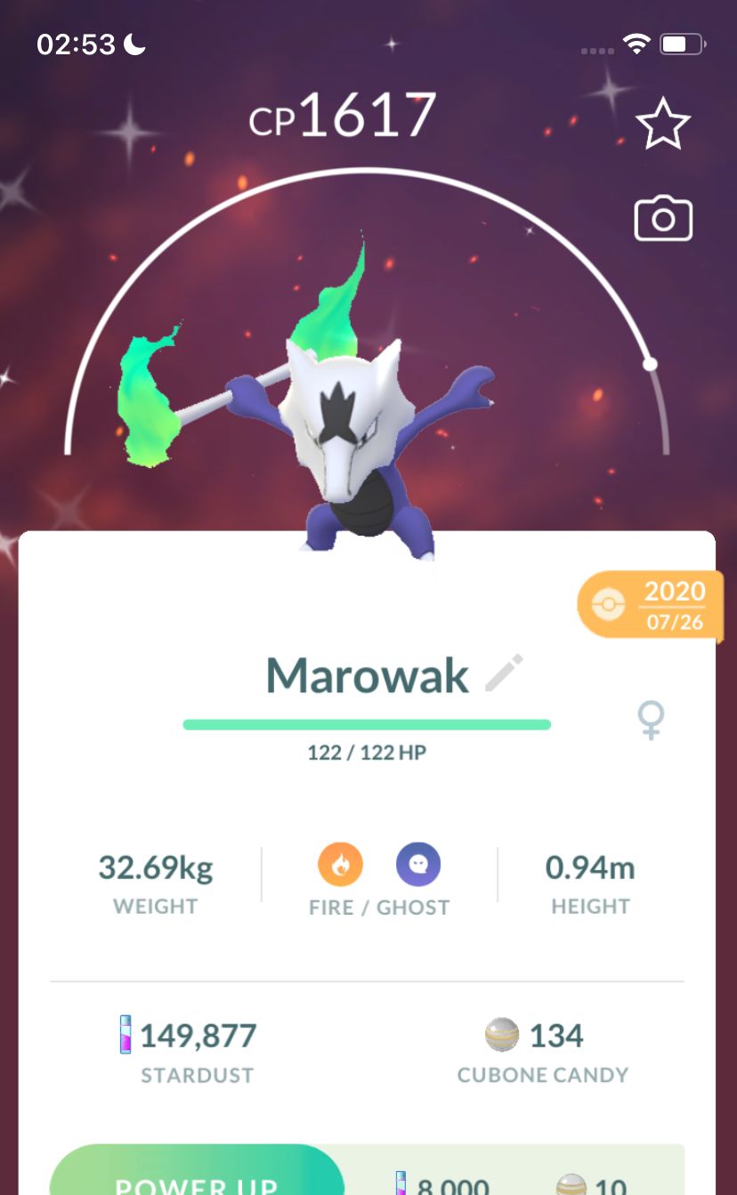 Shiny Alolan Marowak 2020 Trade (Guaranteed Lucky) - Pokemon GO Trade