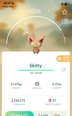 Shiny Skitty 2020 Trade (Guaranteed Lucky) - Pokemon GO Trade