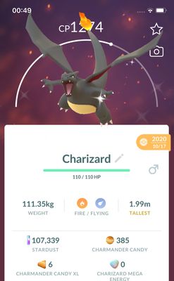 Shiny Charizard 2020 Trade (Guaranteed Lucky) - Pokemon GO Trade