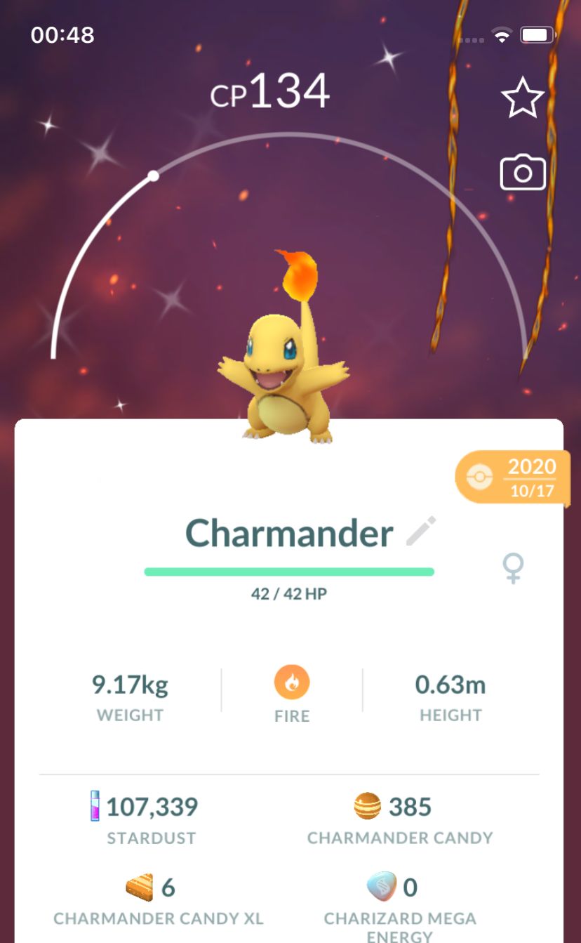 Shiny Charmander 2020 Trade (Guaranteed Lucky) - Pokemon GO Trade