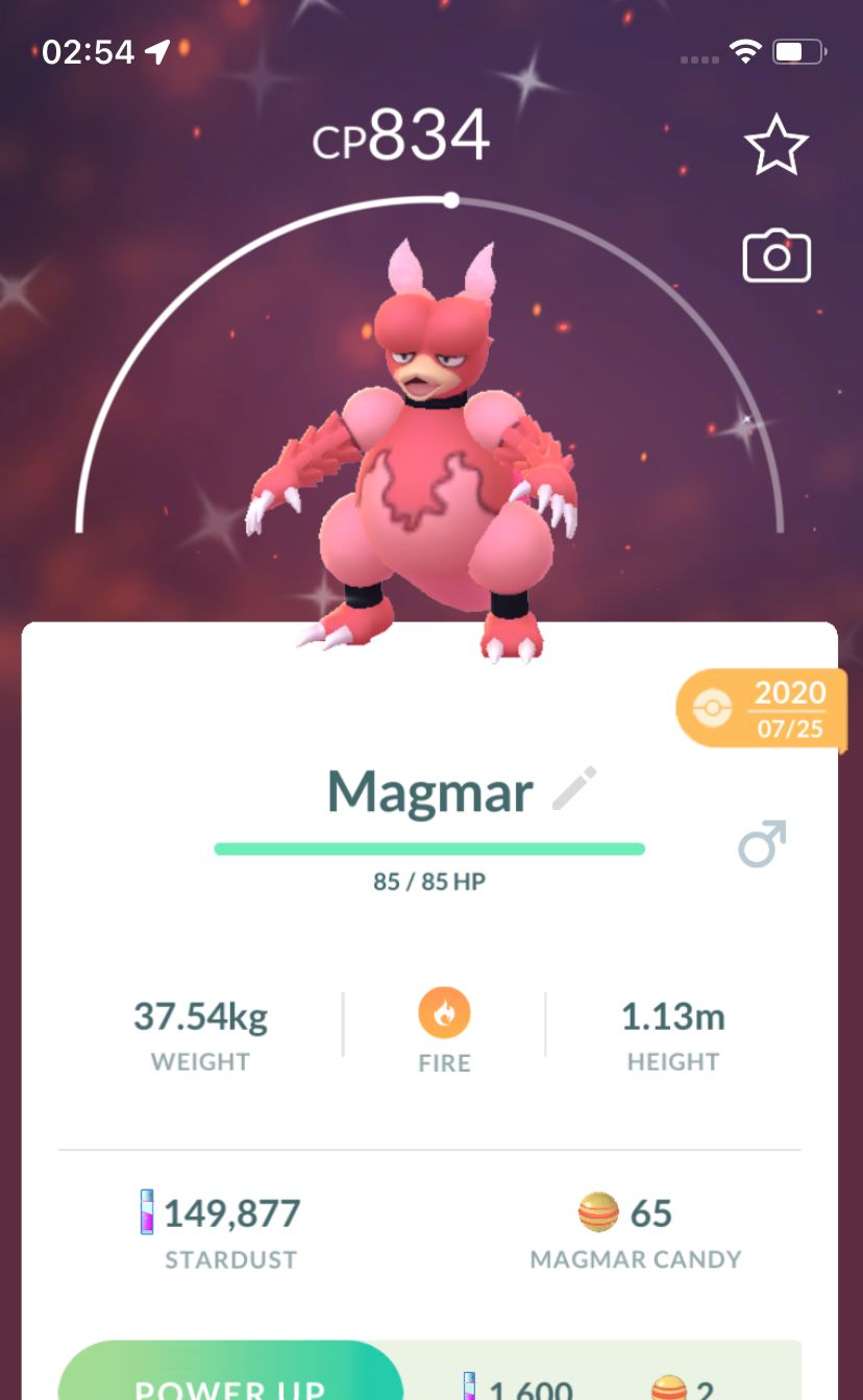 Shiny Magmar 2020 Trade (Guaranteed Lucky) - Pokemon GO Trade