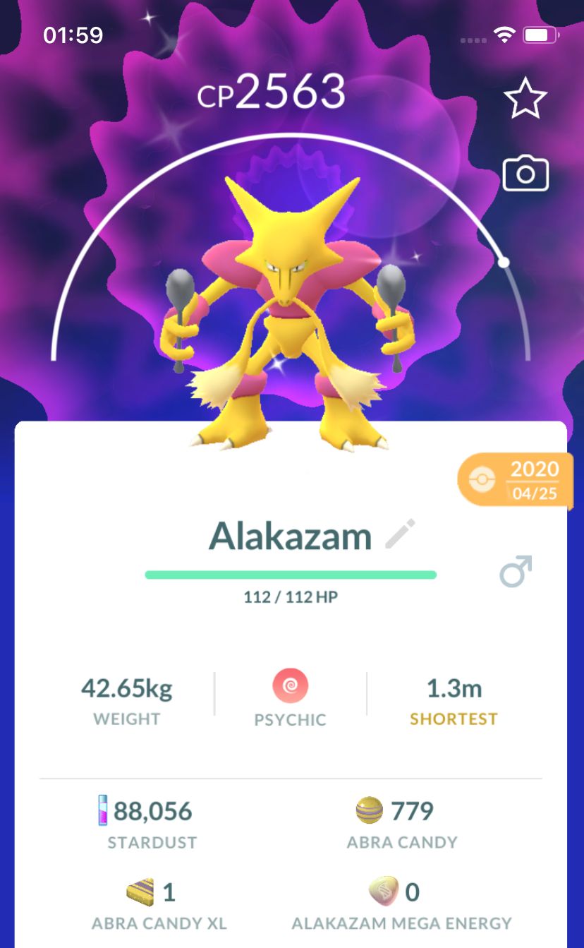 Shiny Alakazam 2020 Trade (Guaranteed Lucky) - Pokemon GO Trade