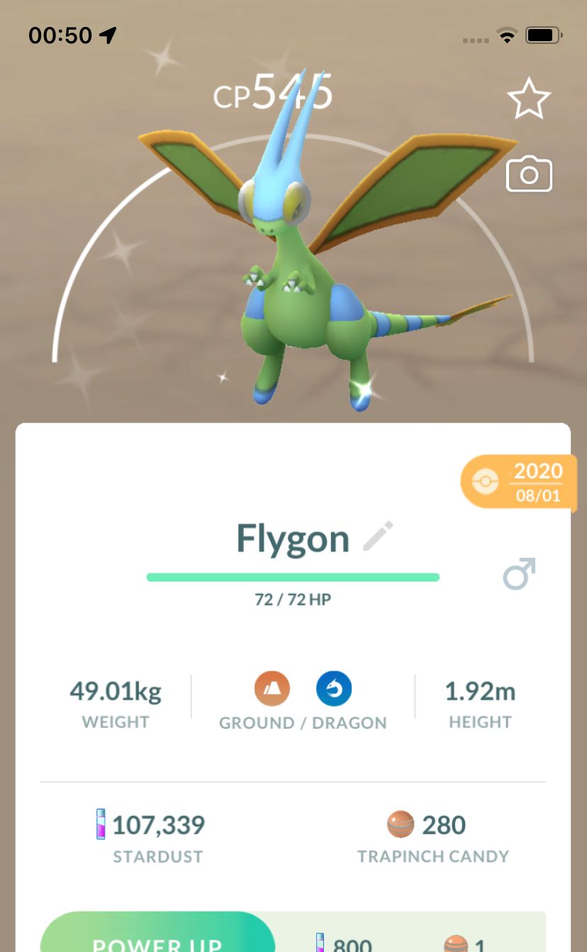 Shiny Flygon 2020 Trade (Guaranteed Lucky) - Pokemon GO Trade