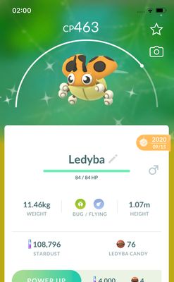 Shiny Ledyba 2020 Trade (Guaranteed Lucky) - Pokemon GO Trade