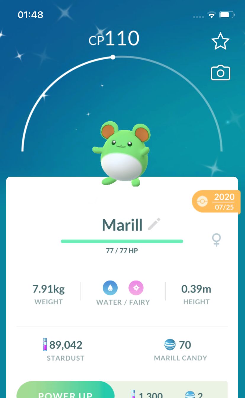 Shiny Marill 2020 Trade (Guaranteed Lucky) - Pokemon GO Trade