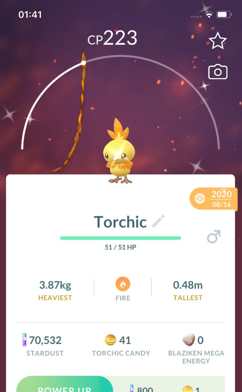 Shiny Torchic 2020 Trade (Guaranteed Lucky) - Pokemon GO Trade