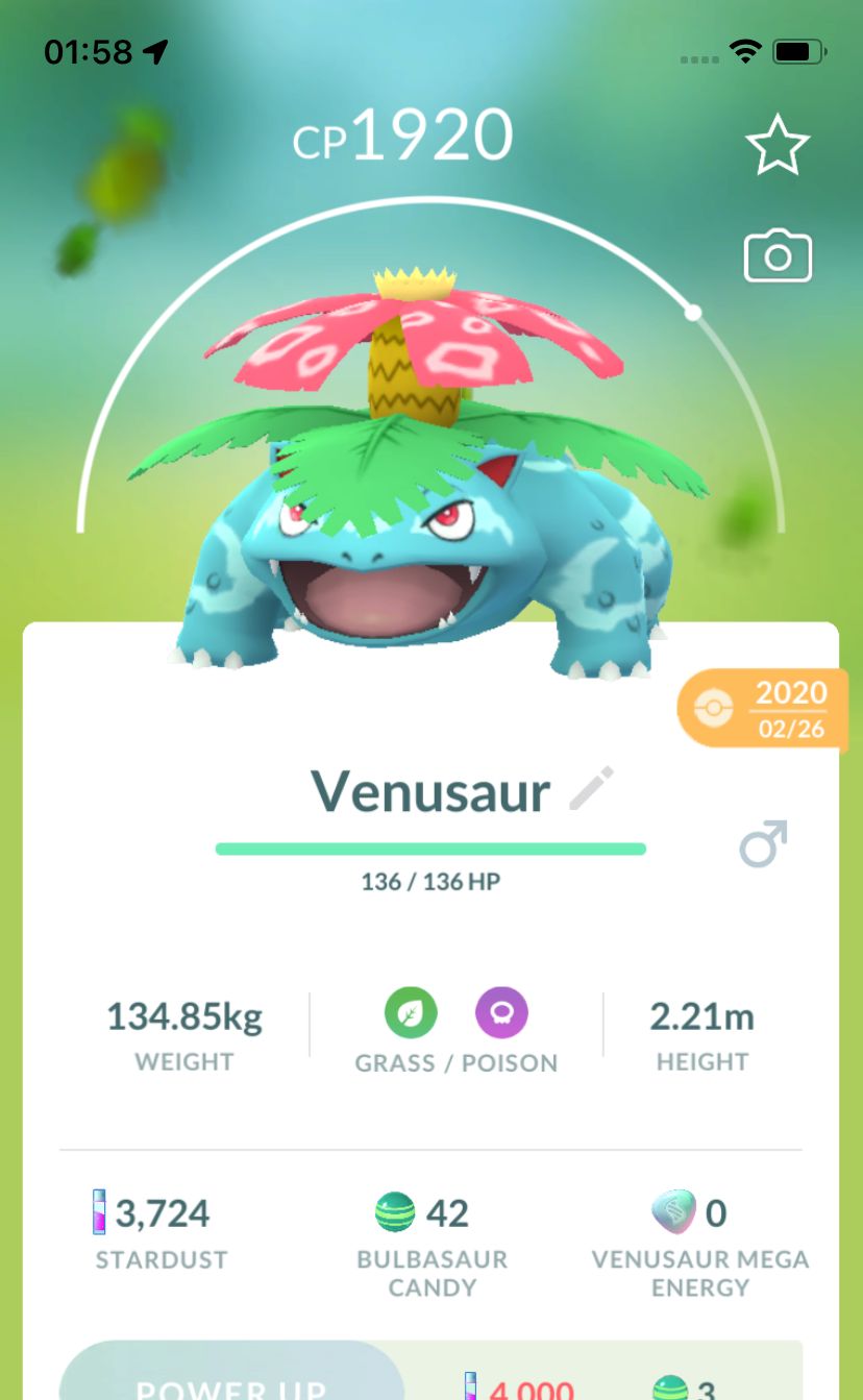 Clone Venusaur 2020 (Guaranteed Lucky) - Pokemon GO Trade