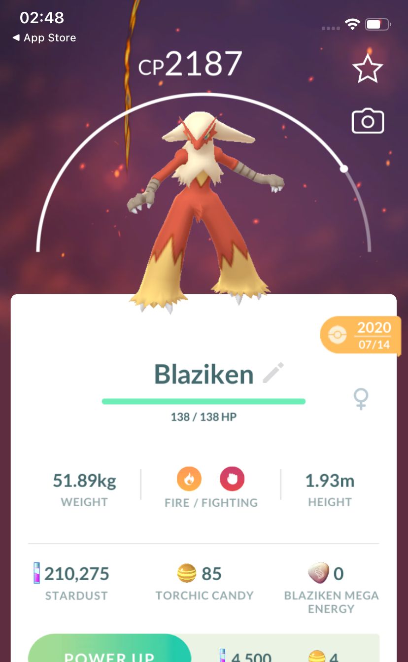 Blaziken 2020 (Guaranteed Lucky) - Pokemon GO Trade