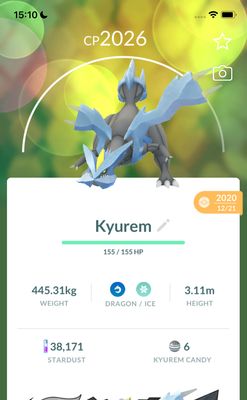 Kyurem 2020 Trade (Guaranteed Lucky) - Pokemon GO Trade