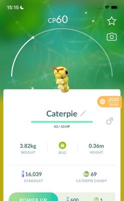 Shiny Caterpie 2020 Trade (Guaranteed Lucky) - Pokemon GO Trade