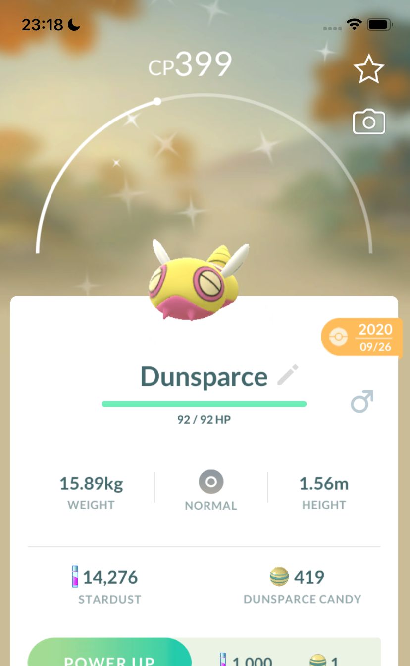 Shiny Dunsparce 2020 Trade (Guaranteed Lucky) - Pokemon GO Trade