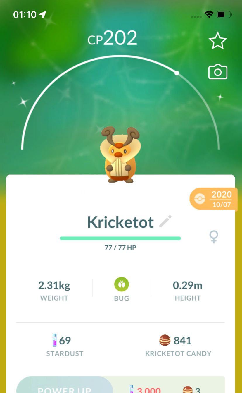 Shiny Kricketot 2020 Trade (Guaranteed Lucky) - Pokemon GO Trade