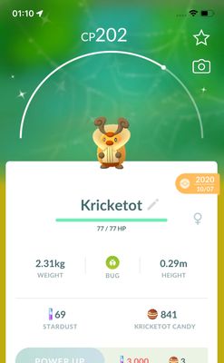 Shiny Kricketot 2020 Trade (Guaranteed Lucky) - Pokemon GO Trade