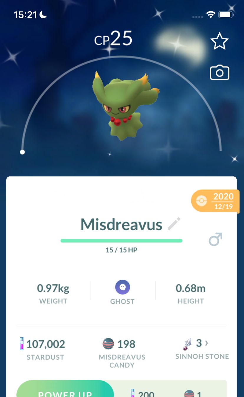 Shiny Misdreavus 2020 Trade (Guaranteed Lucky) - Pokemon GO Trade