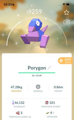 Shiny Porygon 2020 Trade (Guaranteed Lucky) - Pokemon GO Trade