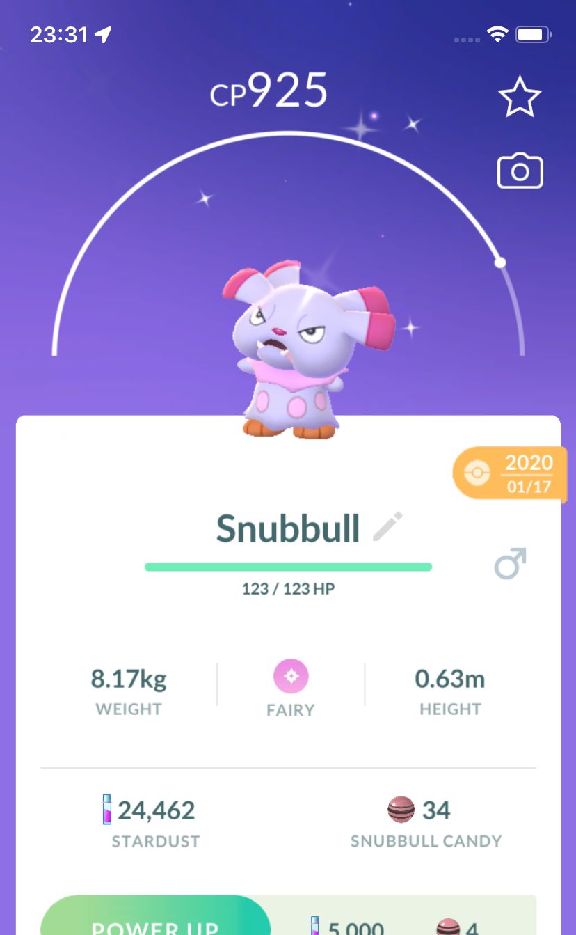 Shiny Snubbull 2020 Trade (Guaranteed Lucky) - Pokemon GO Trade