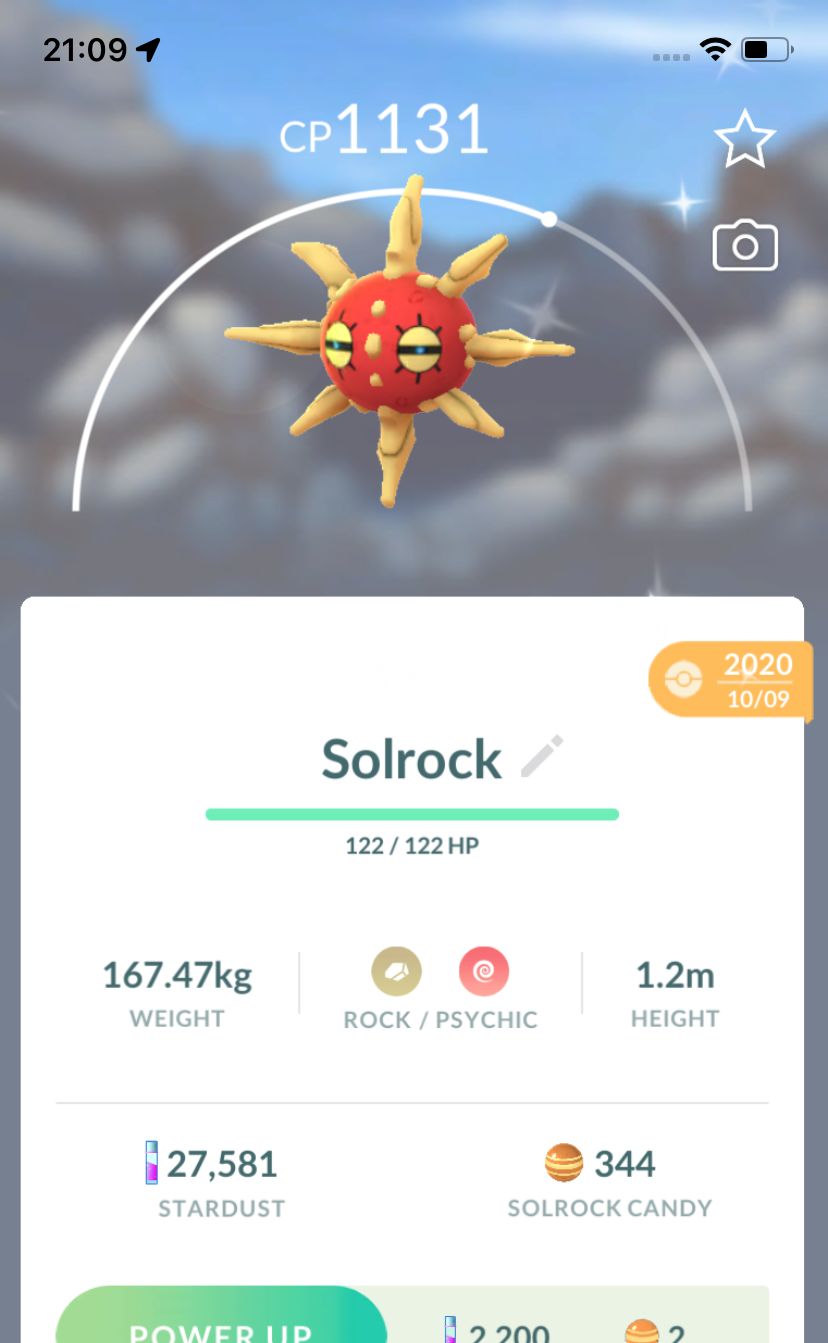 Shiny Solrock 2020 Trade (Guaranteed Lucky) - Pokemon GO Trade