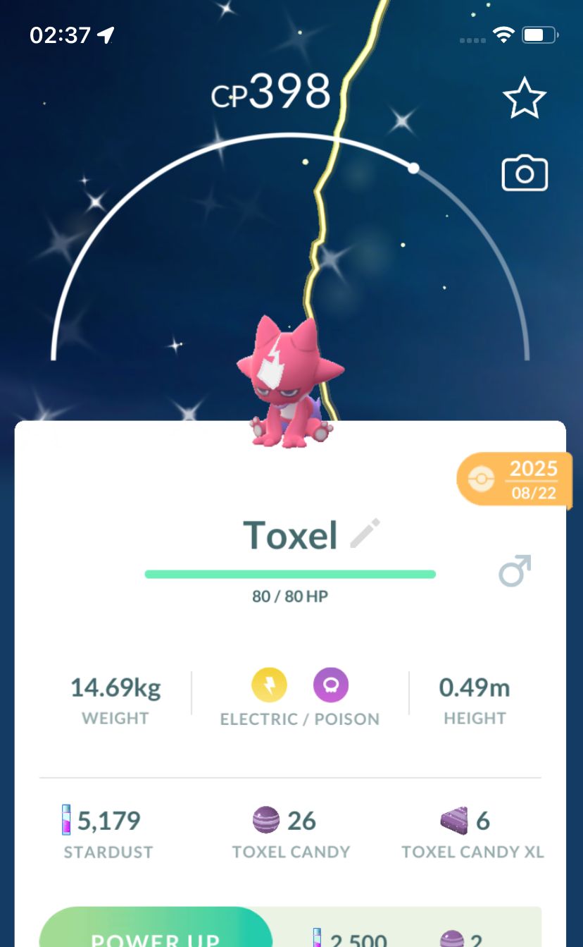 Shiny Toxel Trade - Pokemon GO Trade Service