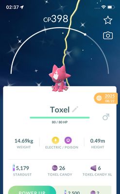 Shiny Toxel Trade - Pokemon GO Trade Service