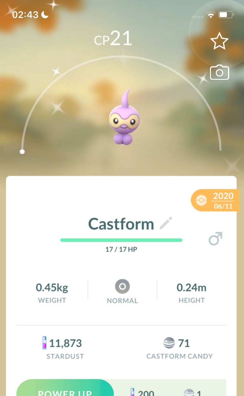 Shiny Castform 2020 Trade (Guaranteed Lucky) - Pokemon GO Trade