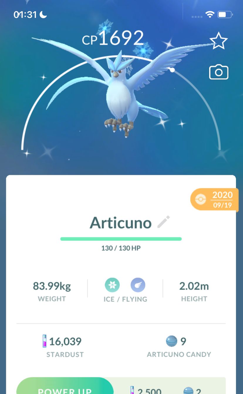 Shiny Articuno 2020 Trade (Guaranteed Lucky) - Pokemon GO Trade