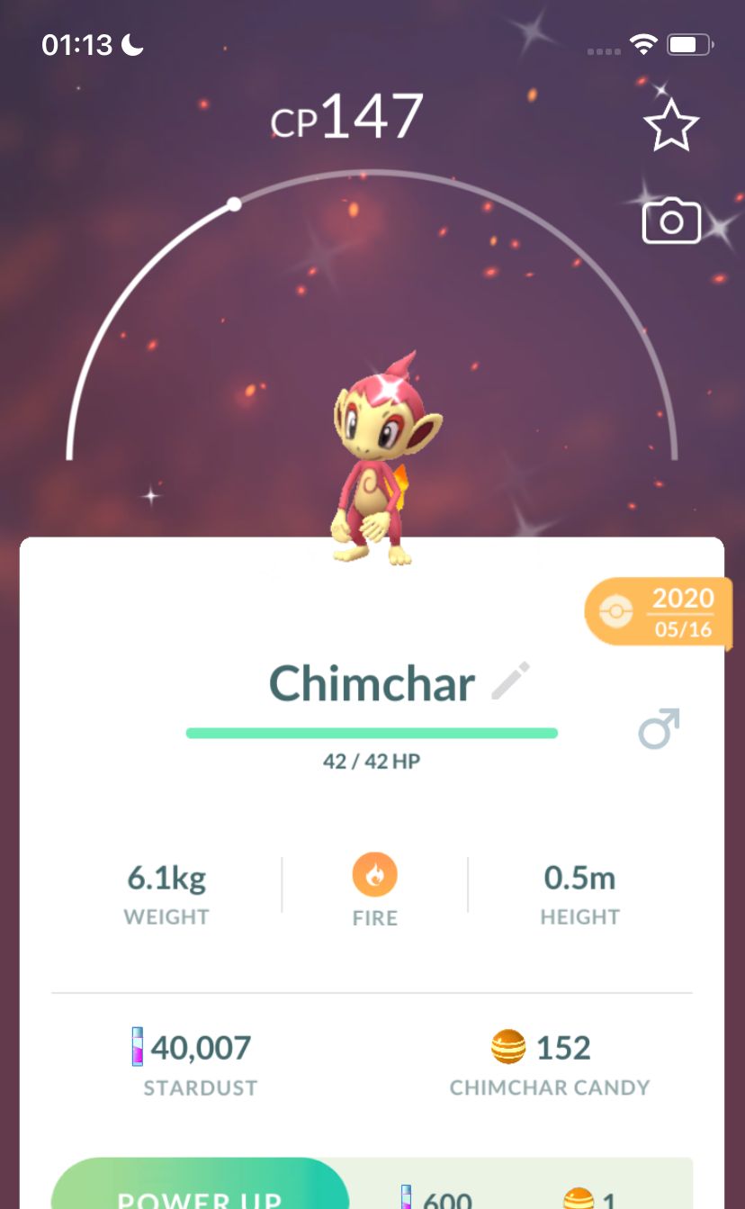 Shiny Chimchar 2020 Trade (Guaranteed Lucky) - Pokemon GO Trade