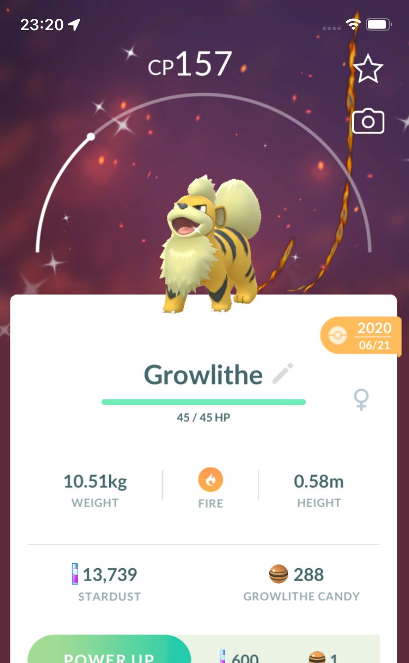 Shiny Growlithe 2020 Trade (Guaranteed Lucky) - Pokemon GO Trade