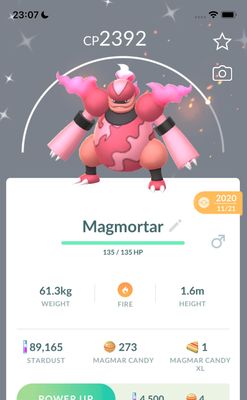 Shiny Magmortar 2020 Trade (Guaranteed Lucky) - Pokemon GO Trade