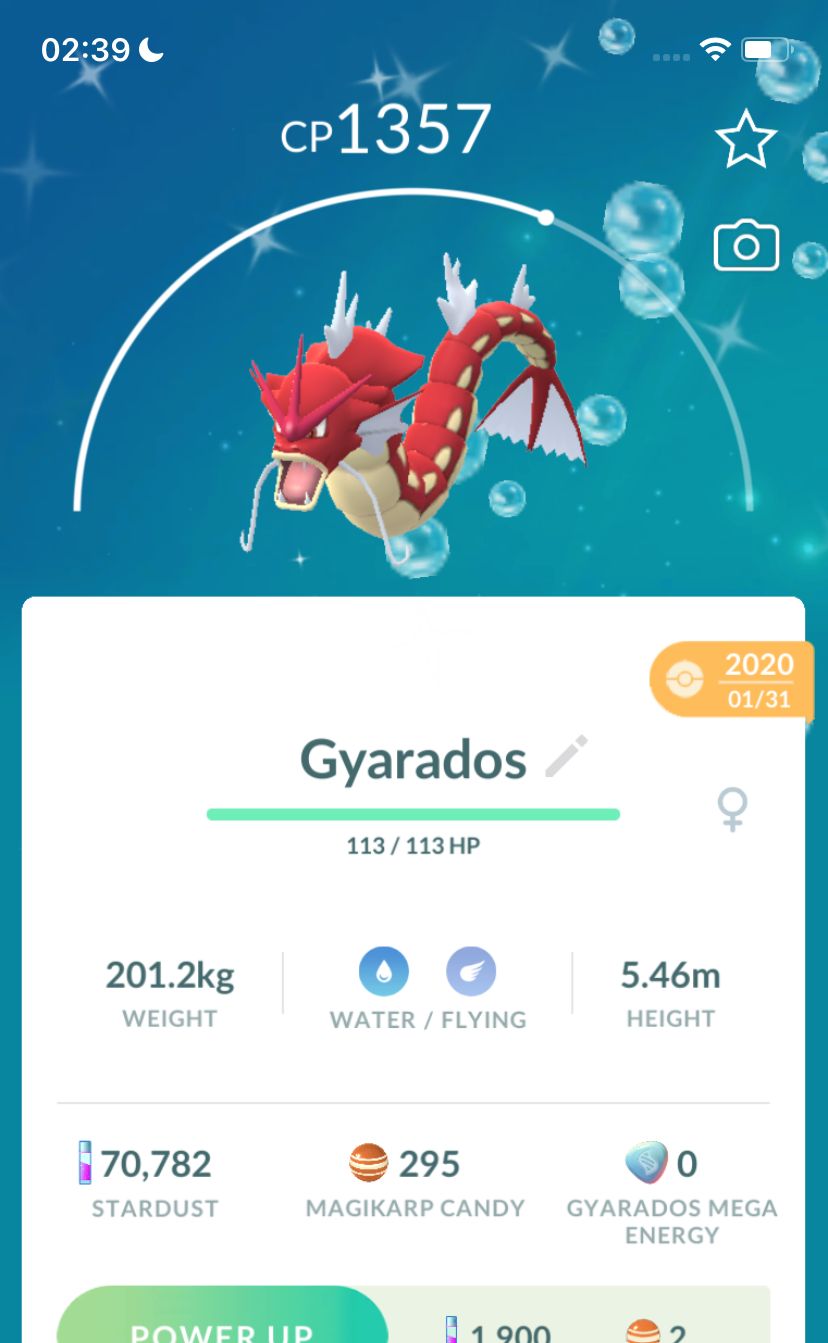 Shiny Gyarados 2020 Trade (Guaranteed Lucky) - Pokemon GO Trade