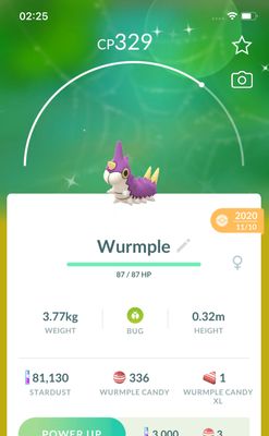 Shiny Wurmple 2020 Trade (Guaranteed Lucky) - Pokemon GO Trade