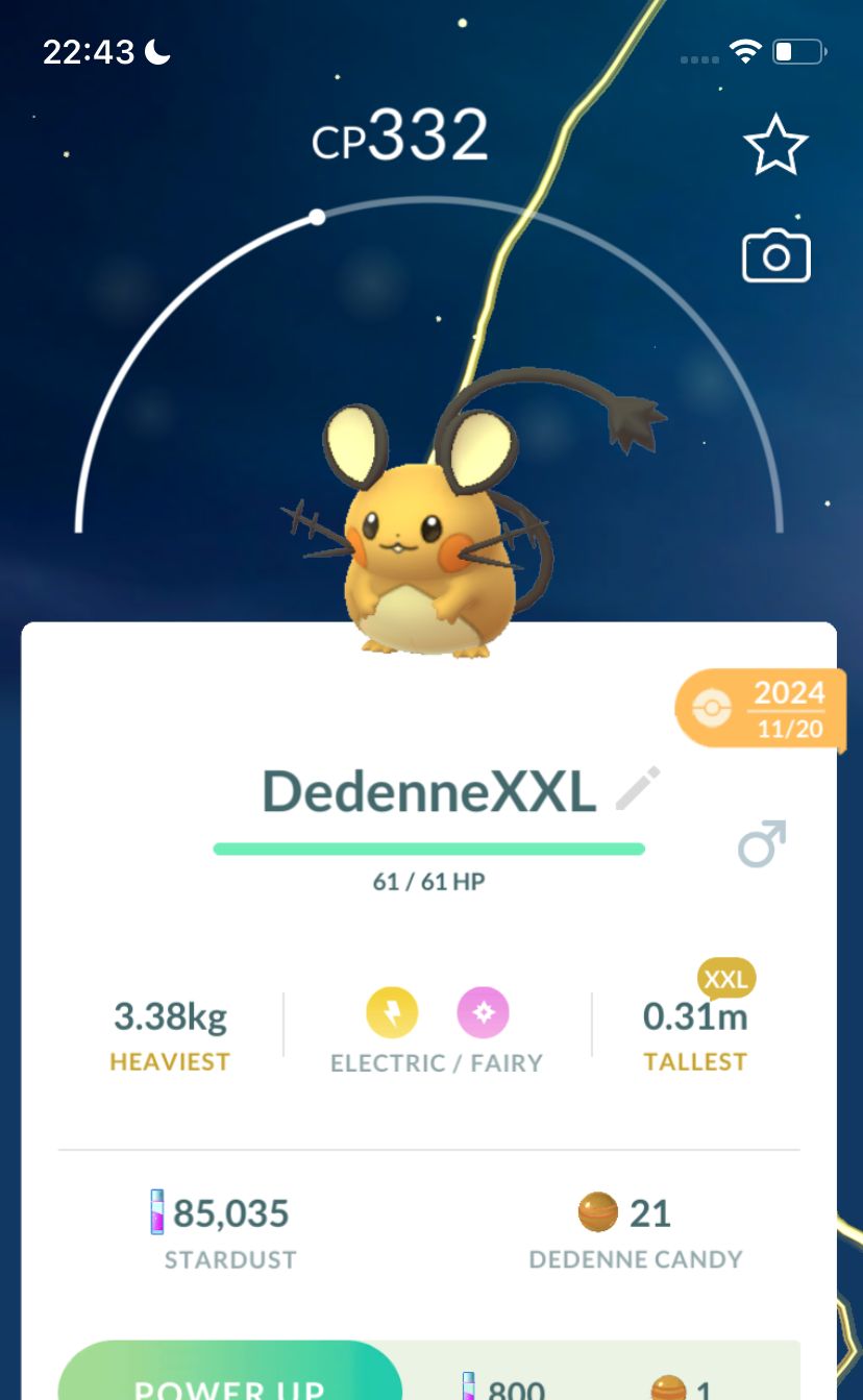 Dedenne (XXL Height) - Pokemon GO Trade Service