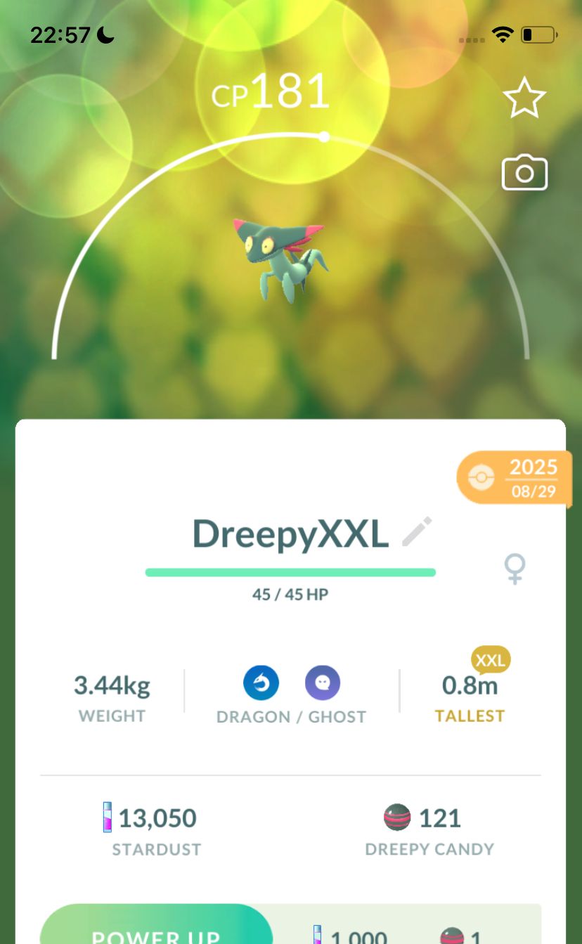 Dreepy (XXL Height) - Pokemon GO Trade Service