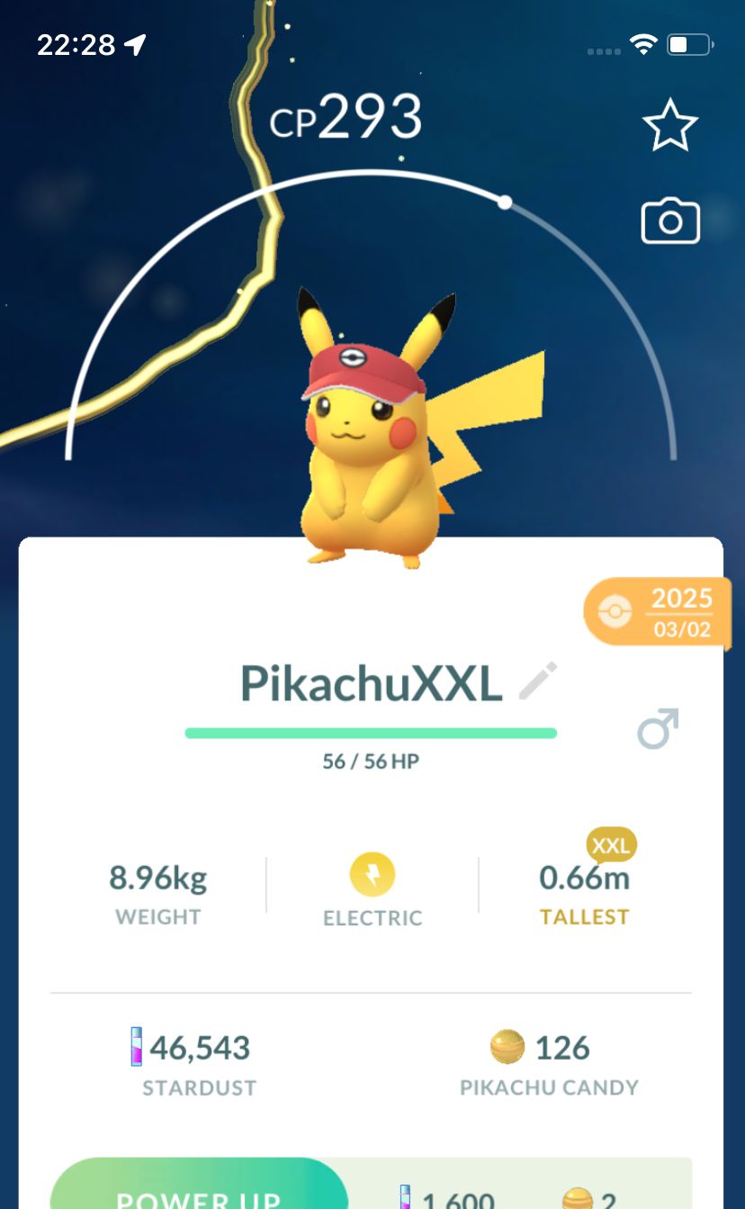 Pikachu Red Visor (XXL Height) - Pokemon GO Trade Service