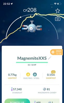Magnemite (XXS Height) - Pokemon GO Trade Service